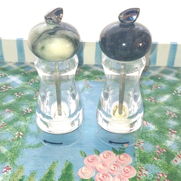 Swissmar Granite Salt & Pepper Mill Set - Picture 2 of 16